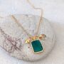 The Trio Green Onyx Necklace, thumbnail 3 of 8
