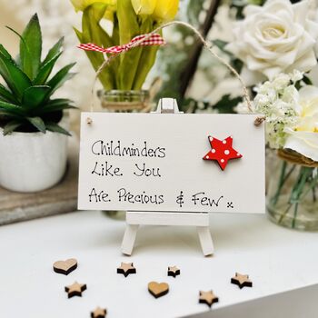 Childminder Thank You Card Alternative Sign, 2 of 5