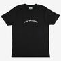 Overthinking Slogan T Shirt In Black, thumbnail 1 of 2