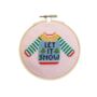 Let It Snow Christmas Cross Stitch Kit, thumbnail 2 of 6