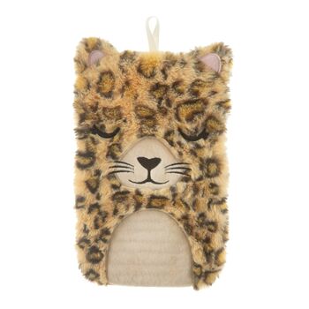 Sleepy Leopard Hot Water Bottle And Cover, 2 of 2
