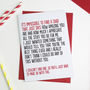 How Amazing You Are Personalised Valentines Card, thumbnail 2 of 2