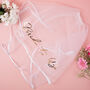 Bride To Be Hen Party Veil, thumbnail 2 of 3