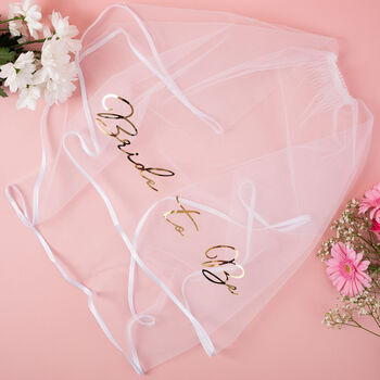 Bride To Be Hen Party Veil, 2 of 3