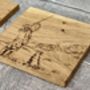 Set Of Two Shooting Scene Coasters, thumbnail 3 of 4