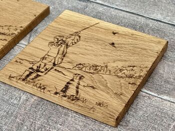Set Of Two Shooting Scene Coasters, 3 of 4