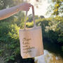 French Infinite Adventure Bookish Tote Bag, thumbnail 2 of 4