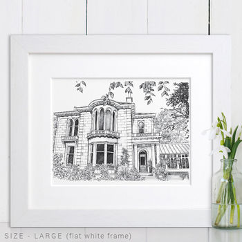 Personalised Detailed House Illustration, 2 of 9
