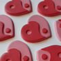 Yin Yan Hearts | Polymer Clay Statement Earrings, thumbnail 2 of 8