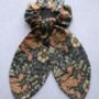 Sustainable William Morris Hair Scarf Scrunchie, thumbnail 5 of 7