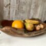 Large Teak Root Fruit Bowl 45cm Hand Carved Natural Wood Decor, thumbnail 2 of 7