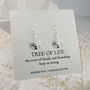 Tree Of Life Sterling Silver Earrings, thumbnail 1 of 5
