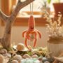 Handmade Felt Spf Squid Hanging Decoration, thumbnail 1 of 4
