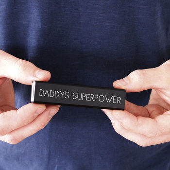 Personalised Portable Phone Charger For Dad, 4 of 5