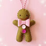 Personalised Gingerbread Man Decoration, thumbnail 7 of 11