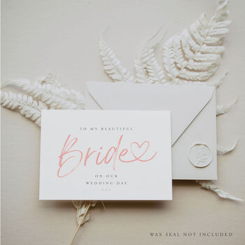 To My Bridesmaid Hearts Thank You Card | Bridesmaid, 7 of 12