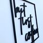 But First Coffee Wall Decor, thumbnail 2 of 4