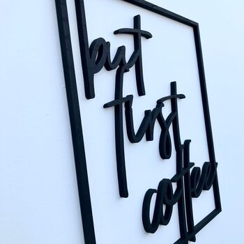 But First Coffee Wall Decor, 2 of 4