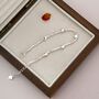 Zendaya White Silver Galaxy Stars Charm Gift Bracelet, thumbnail 3 of 6