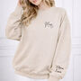 Personalised Mothers Day Gift Mum Sweatshirt, thumbnail 1 of 2