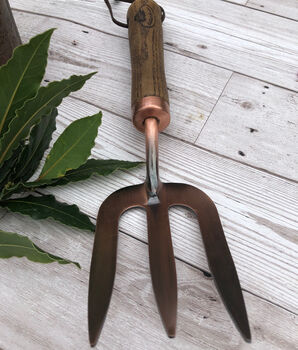 Personalised Copper Plated Garden Fork, 2 of 4