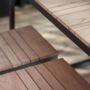 Camley Indoor/Outdoor Teak Bar Table And Stool Set, thumbnail 2 of 5