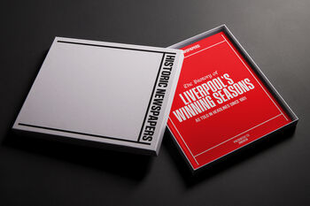 Liverpool The Winning Seasons Personalised Deluxe Football Gift Newspaper History Book, 3 of 10