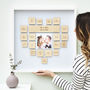 Personalised Wooden Heart Wedding Framed Print, thumbnail 4 of 7