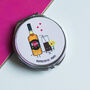 Funny Rum Compact Mirror For Mum, thumbnail 5 of 6