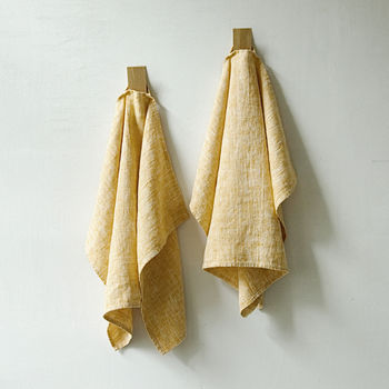 Various Colors Linen Hand Towel Francesca, 3 of 4