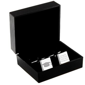 Personalised Graduation Cufflinks, 3 of 3