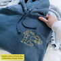 Personalised Embroidered Kids Drawing Hoodie, thumbnail 4 of 12
