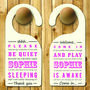 Personalised Baby Door Hanger, thumbnail 3 of 4