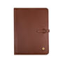 Personalised A4 Leather Document Holder In Brown, thumbnail 2 of 8