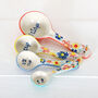 Set Of Four Multi Floral Measuring Spoons, thumbnail 1 of 3