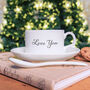 Personalised Christmas Cup And Saucer, thumbnail 3 of 6