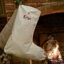 Personalised Embroidered Christmas Stocking, thumbnail 2 of 4