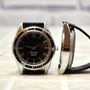 Engraved Quartz Wrist Watch With Rotating Timer Bezel, thumbnail 3 of 5