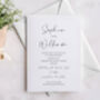This Is Love 10 Wedding Invitation + 10 Info Card Set, thumbnail 2 of 4