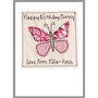 Personalised Butterfly Birthday Card For Her Any Age, thumbnail 10 of 12