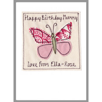 Personalised Butterfly Birthday Card For Her Any Age, 10 of 12