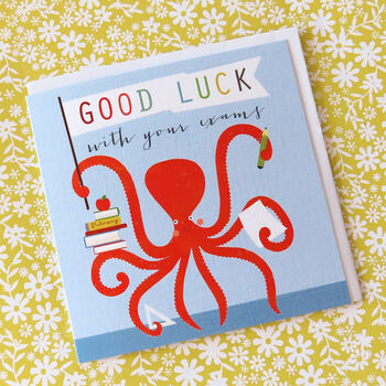 Octopus Good Luck Card, 4 of 4