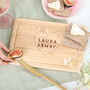 Personalised Couples Heart Chopping Board Wedding Gift, thumbnail 1 of 2