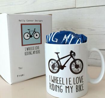 Cyclists Gift Wheelie Love Bike Novelty Gift By Kelly Connor Designs ...