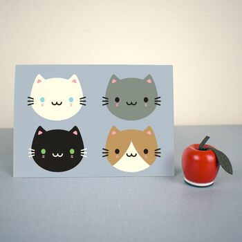 Cute Cats Kawaii Card, 3 of 6