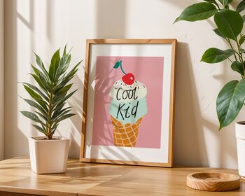 Cool Kid Ice Cream Art Print, 4 of 4