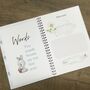 Personalised Memory Book Milestones 1st Year Journal, thumbnail 12 of 12