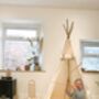 Organic Cotton And Bamboo Teepee Playtent, thumbnail 6 of 7