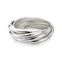 Clarendon Sterling Silver Seven Strand Ring, thumbnail 2 of 4