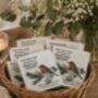 Personalised Robin Funeral Favours With Flower Seeded Robin, Memorial Gifts, thumbnail 2 of 4